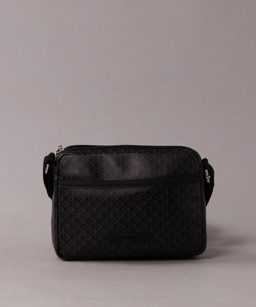 未使用 CK ボディバッグ ショルダー ブラック カルバンクライン Calvin Klein (カルバンクライン) フェイクレザー ワンポイントロゴ