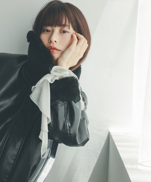 「SNIDEL」 ブルゾン 0 アイボリー レディース_画像9