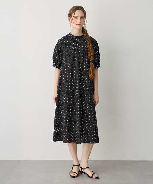 バーバリーワンピース 2度使用 ストライプ 茶 キッズ◯大人◯美品良品 LE SOUK HOLIDAY（ルスークホリデー） ワンピース ハーフスリーブ