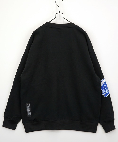 「SMILEY FACE」 長袖Tシャツ L ネイビー メンズ_画像5