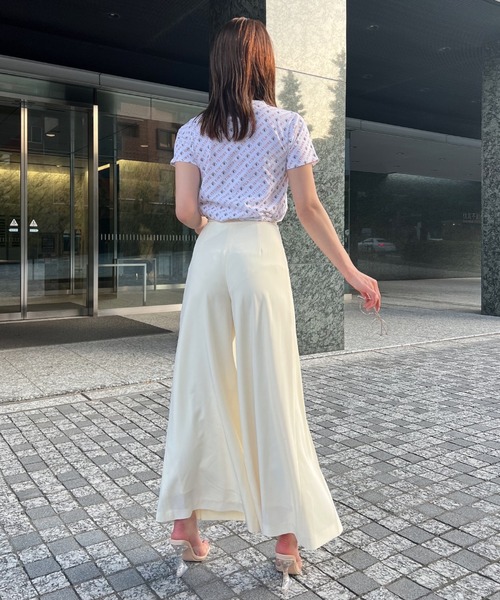 「EIMY ISTOIRE」 パンツ MEDIUM ホワイト レディース_画像4