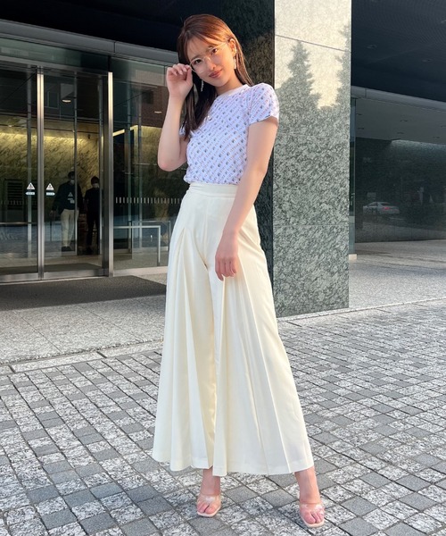 「EIMY ISTOIRE」 パンツ MEDIUM ホワイト レディース_画像6