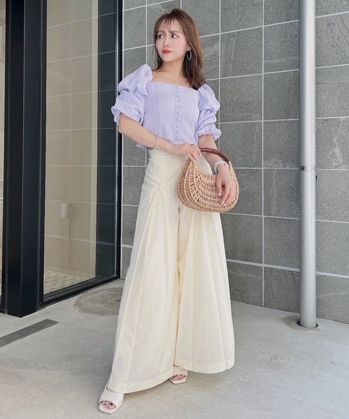 「EIMY ISTOIRE」 パンツ MEDIUM ホワイト レディース_画像7