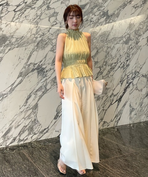 「EIMY ISTOIRE」 パンツ MEDIUM ホワイト レディース_画像8