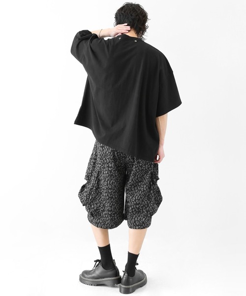 minsobi（ミンソビ） ワイドパンツ パンツ レオパード ワイドカーゴ