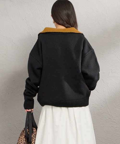 FRED PERRY（フレッドペリー） ニット セーター ハーフジップ ニット