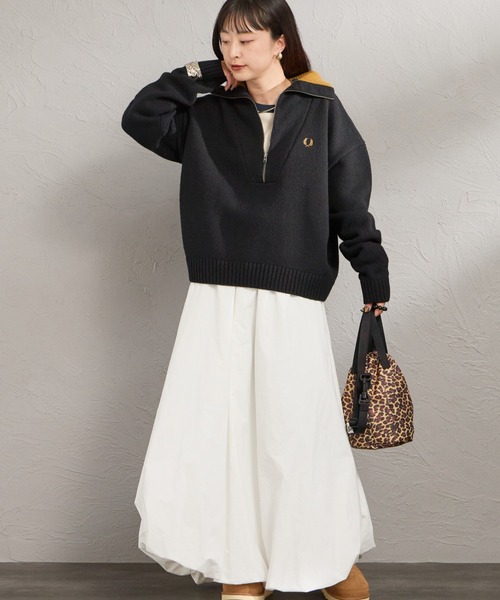 FRED PERRY（フレッドペリー） ニット セーター ハーフジップ ニット