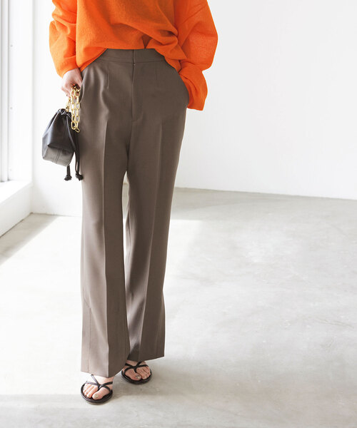 「NOBLE」 パンツ 38 グレー レディース_画像3