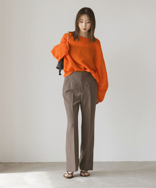 「NOBLE」 パンツ 38 グレー レディース_画像8
