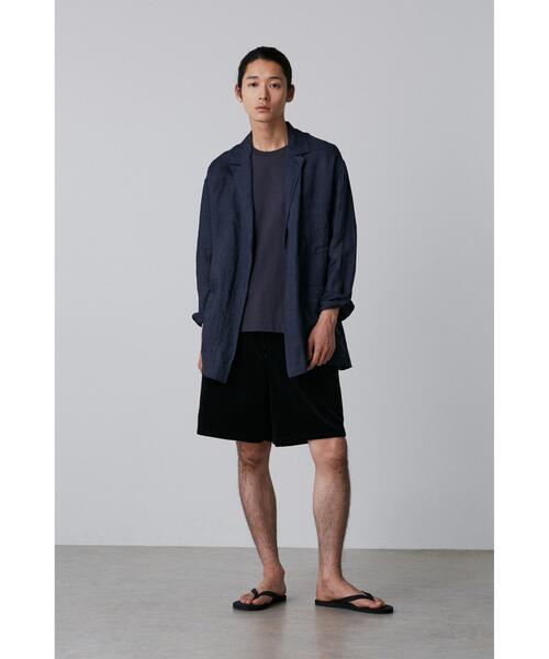 YLÈVE LINEN POPLIN JACKET サイズ3 ネイビー 25SS YLEVE（イレーヴ） ジャケット テーラードジャケット YLEVE / LINEN