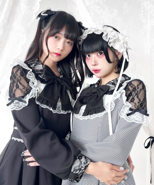 「DearMyLove」 長袖ワンピース 3L ホワイト系その他2 レディース_画像3