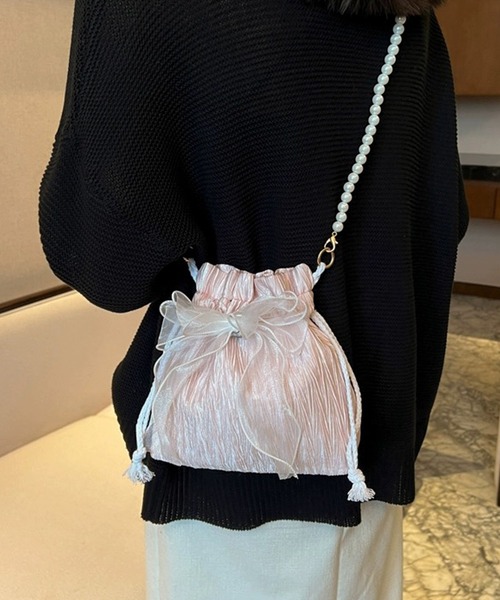 「shopnikoniko」 ショルダーバッグ フリー ブラック レディース_画像4