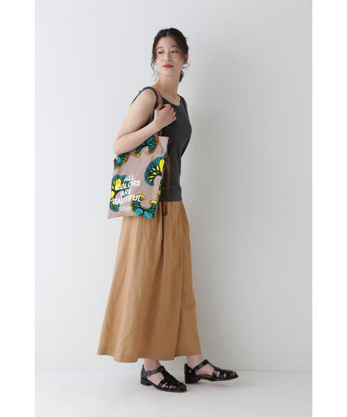 「human woman」 パンツ MEDIUM ベージュ系その他 レディース_画像3