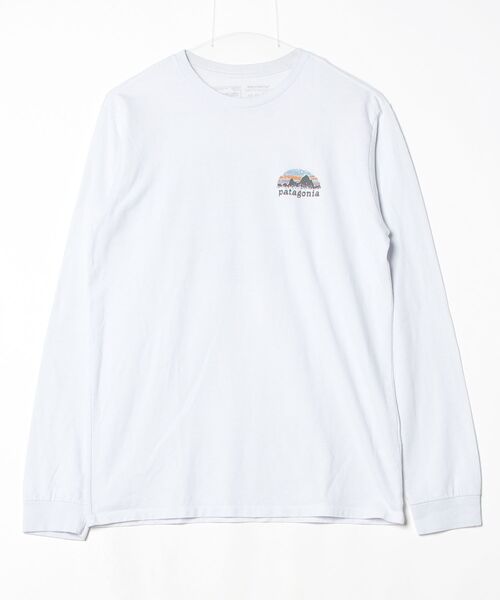 patagonia（パタゴニア） ワンポイント長袖Tシャツ X-SMALL ブルー