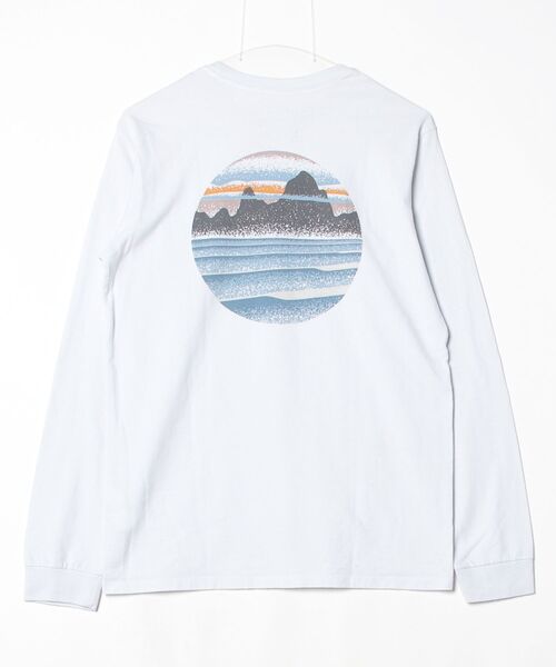 patagonia（パタゴニア） ワンポイント長袖Tシャツ X-SMALL ブルー