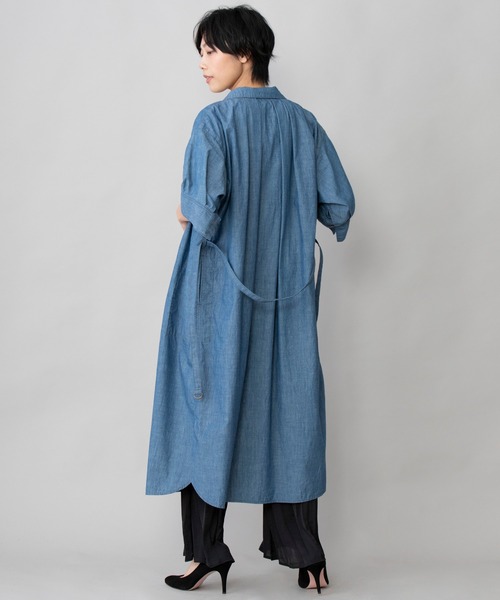 Munich（ミューニック） ワンピース 3.7ozスラブシャンブレー シャツ