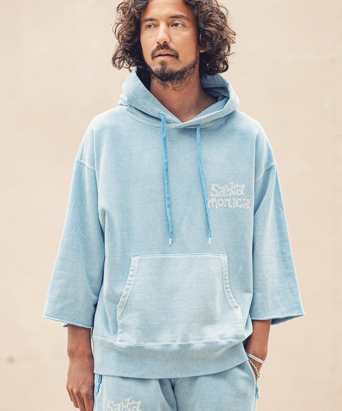 チャコール⒌ パーカー ZOZOTOWN PayPayモール店 - 通販 - PayPayモール mpa2748-PIGMENT COLOR PARKA (SANTAMONICA) パーカー @ネイビー