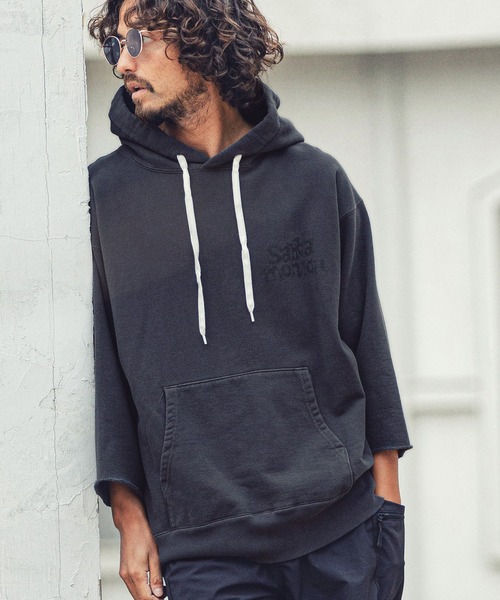 チャコール⒌ パーカー ZOZOTOWN PayPayモール店 - 通販 - PayPayモール mpa2748-PIGMENT COLOR PARKA (SANTAMONICA) パーカー @ネイビー