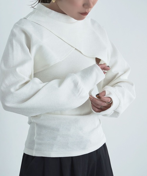 tシャツ フィンガーホールショートボレロ×アメスリタンクトップSET レディース