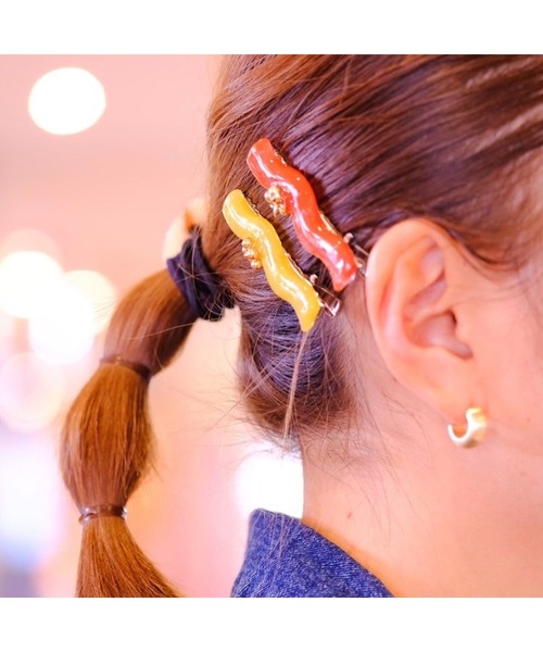 TONE（トネ） ヘアクリップ 「marihori」ジェルネイル×変形ヘア