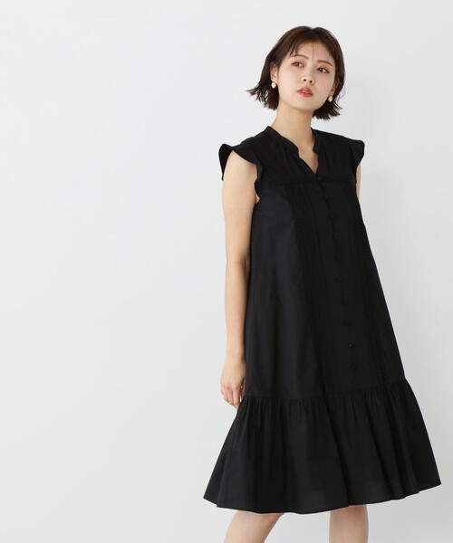 ワンピース ◇レースヅカイコットンミニワンピース JILL by 100% ポリエステル