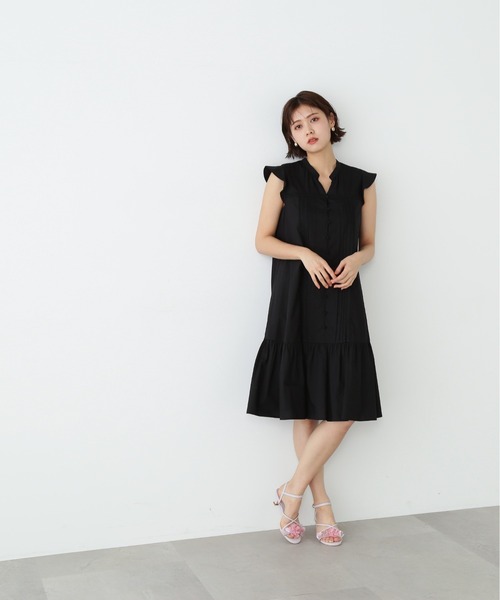 ワンピース ◇レースヅカイコットンミニワンピース JILL by 100% ポリエステル