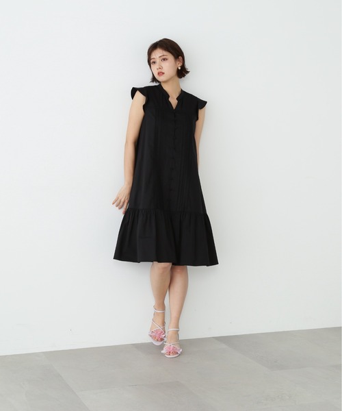 ワンピース ◇レースヅカイコットンミニワンピース JILL by 100% ポリエステル