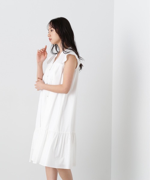 ワンピース ◇レースヅカイコットンミニワンピース JILL by 100% ポリエステル