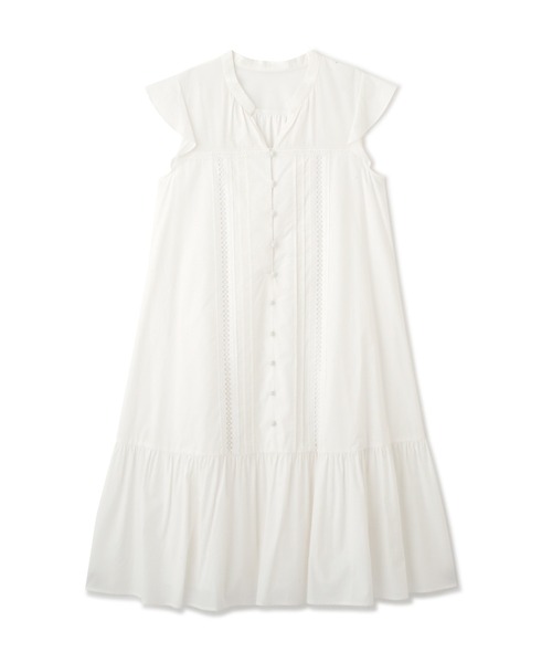 ワンピース ◇レースヅカイコットンミニワンピース JILL by 100% ポリエステル