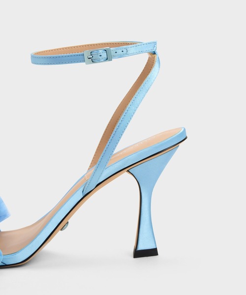 未使用^_^レマージュ⭐︎2Wayミュール CHARLES ＆ KEITH サンダル ルーシュド メッシュリサイクル