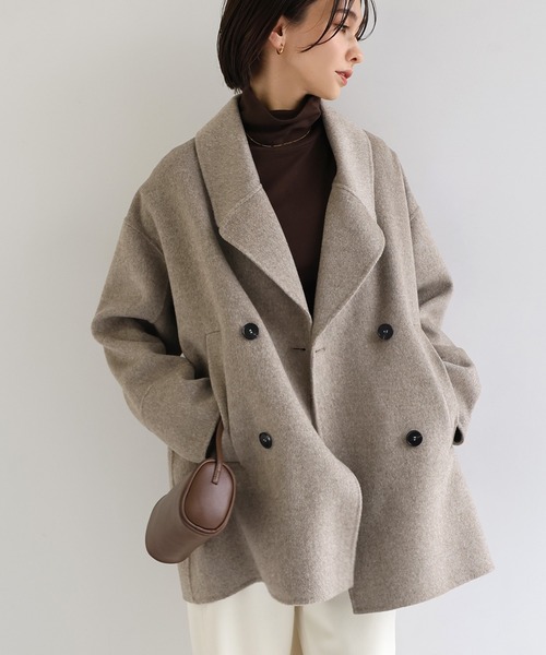 evernavy ウールリバーPコート evernavy ピーコート pコート 「新色追加」ウールリバーPコート