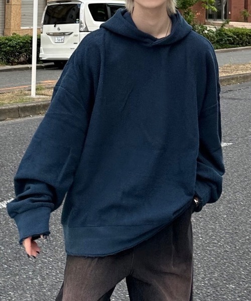 パーカー 「nmtc+」reverse design hoodie メンズ レディース