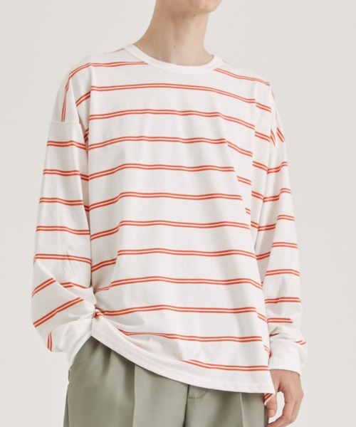 WELLDER tシャツ Stripe Long Sleeve メンズ : ZOZOTOWN Yahoo!店 