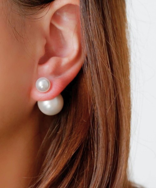 CERCA アレルギー対応 ピアス SARINOHANA/3WAYバックパールキャッチ
