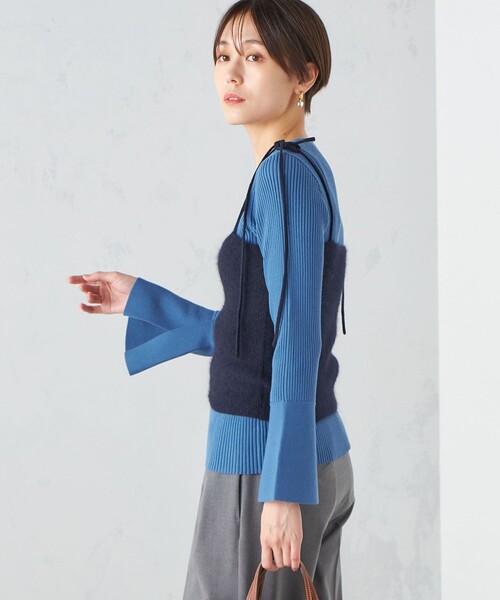 ニット セーター 「手洗い可能」ヘアリー キャミソール レディース SHIPS ニット セーター 「手洗い可能」ヘアリー キャミソール