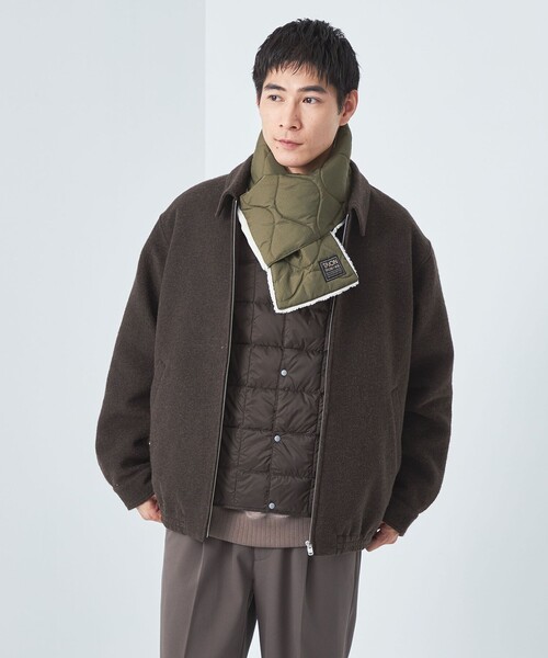 TAION（タイオン） マフラー 「TAION」ミリタリー リバーシブル ダウン