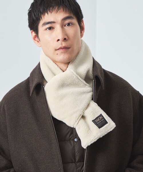 TAION（タイオン） マフラー 「TAION」ミリタリー リバーシブル ダウン