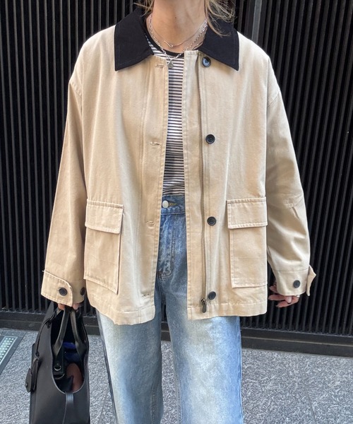 I-SOOK（アイスー） tシャツ マイクロボーダーリブトップス(chiica