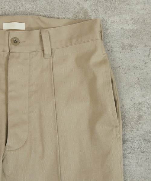 And A チノパン アンドエー / PIN TUCK DRILL WIDE CHINO PANTS