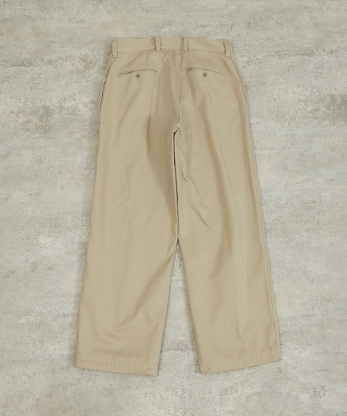 新品 BASEMARK Wide Chino Pants ワイドチノパンツ BASE MARK｜ワイドチノパンツ
