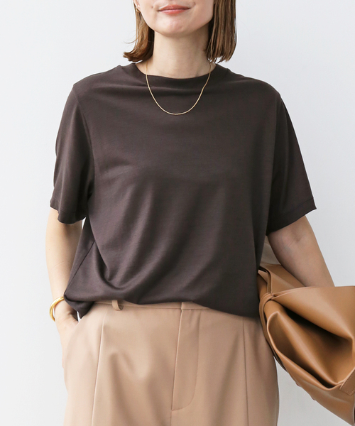 Prime wool jersey Tシャツ（Tシャツ/カットソー）｜Deuxieme