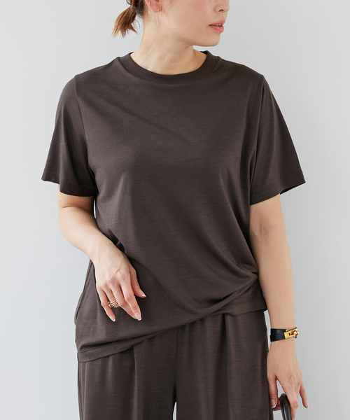 Deuxieme Classe tシャツ Tシャツ Prime wool jersey レディース