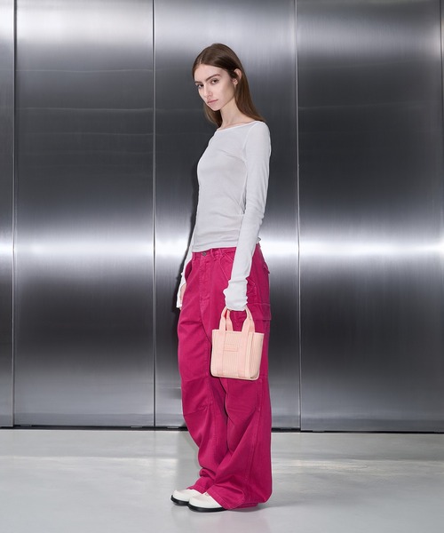 お値下げ♡Charles & keith ケイトートバッグ CHARLES ＆ KEITH トートバッグ Kayミニケイストライプトート