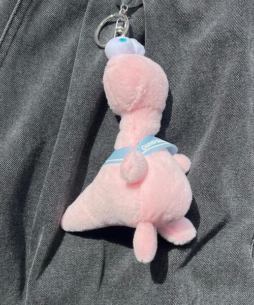 WEGO（ウィゴー） キーホルダー WEGO/デカ目ザウルスぬいぐるみ
