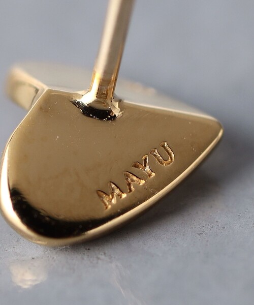 mayu ハート型パール 片耳ピアス MAYU＞ミニハート フェイクパール 片耳ピアス