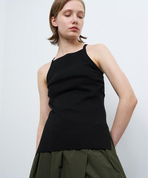 キャミソール LANVIN en Bleu - LANVIN LANVIN en Bleu キャミソール アメリカンスリーブトップス