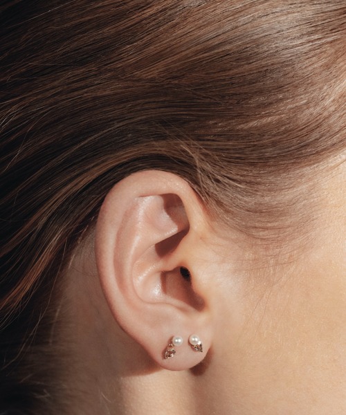 les bonbon ピアス 「les bonbon」float pearl pierce/フロート