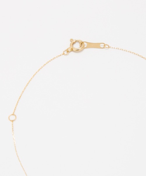 ESTELLE ネックレス K10 イエローゴールド ホワイトトパーズ