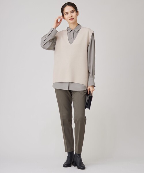ベスト ジレ ウールミラノニット ベスト レディース 自由区 ベスト ジレ ウールミラノニット レディース : ZOZOTOWN