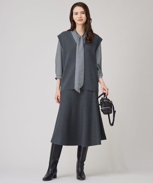 ベスト ジレ ウールミラノニット ベスト レディース 自由区 ベスト ジレ ウールミラノニット レディース : ZOZOTOWN